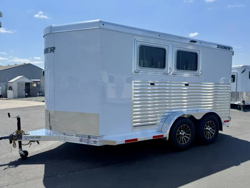 2026 Sooner 2 Horse Lariat BP Trailer