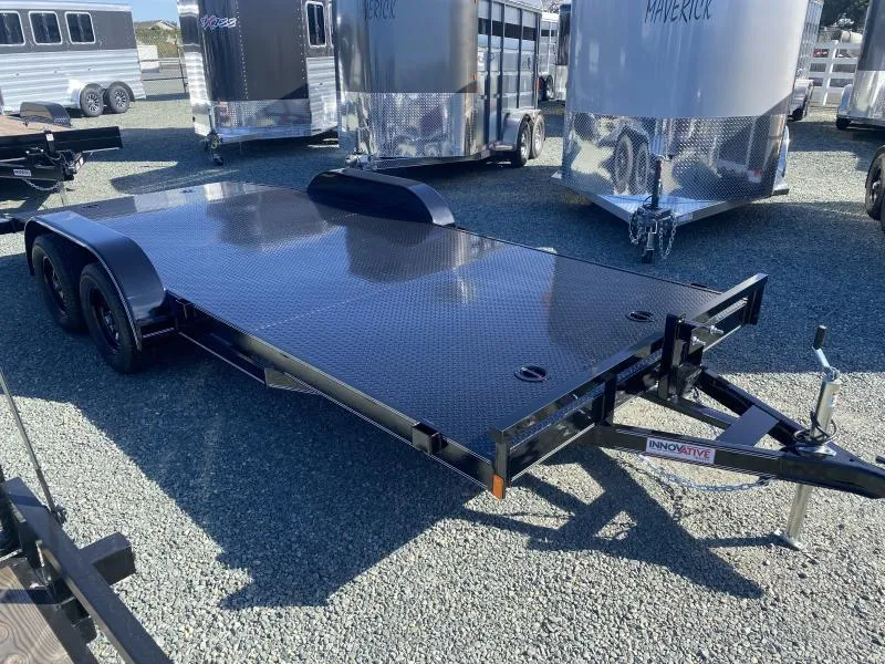 2026 Innovative ITM 18' Steel Deck Open Car Trailer with Dovetail