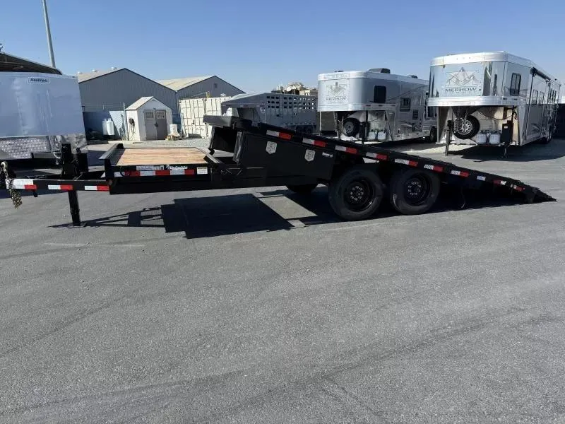 2026 Snake River 20' Deckover 3/4 Tilt Deck Equipment Trailer 17.6K GVWR