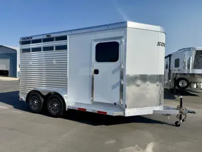 2026 Sooner 2 Horse Lariat BP Trailer - 7'8" Tall