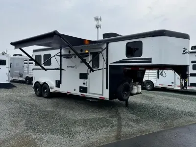 2027 Bison Trailers RG7208 LQ Horse Trailer