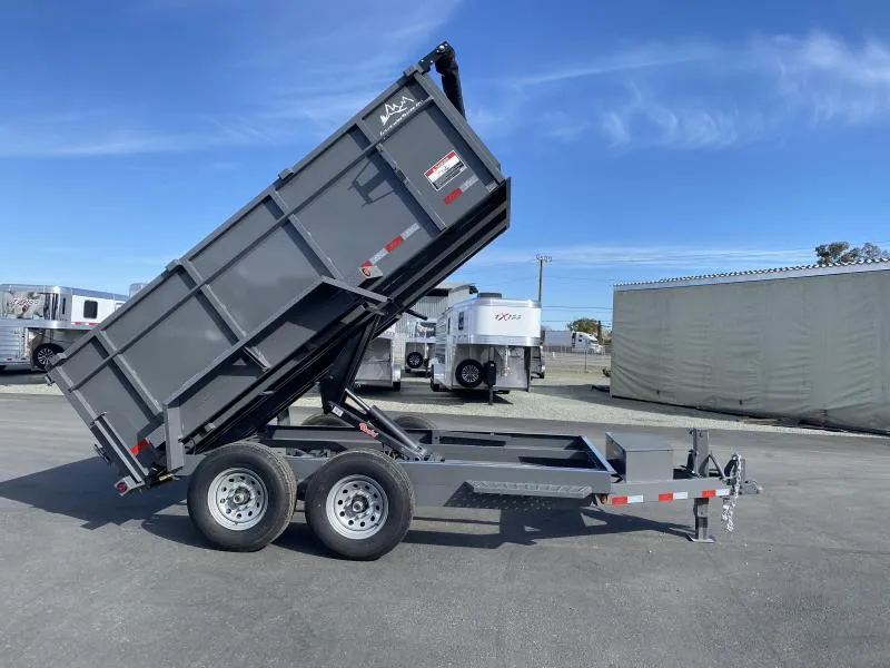 2026 Snake River 7x12 Dump Trailer 14K - 3' Sides