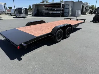 2026 Innovative 20' Flatbed Open Car Trailer with Dovetail