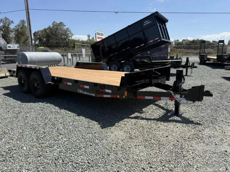 2026 C and B Quality Trailer Works 18' Flatbed 14K Equipment Trailer