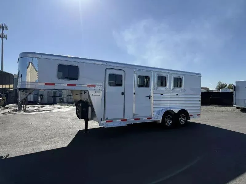 2023 Exiss Trailers 7300 GN 3 Horse Trailer