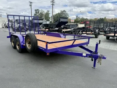 2027 C and B Quality Trailer Works 14' Tandem Axle DB Utility Trailer