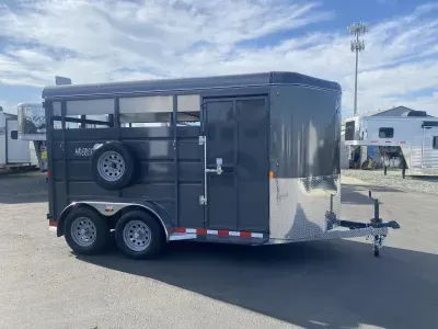 2027 Maverick Trailers 14' BP Stock with Rear Slider Gate