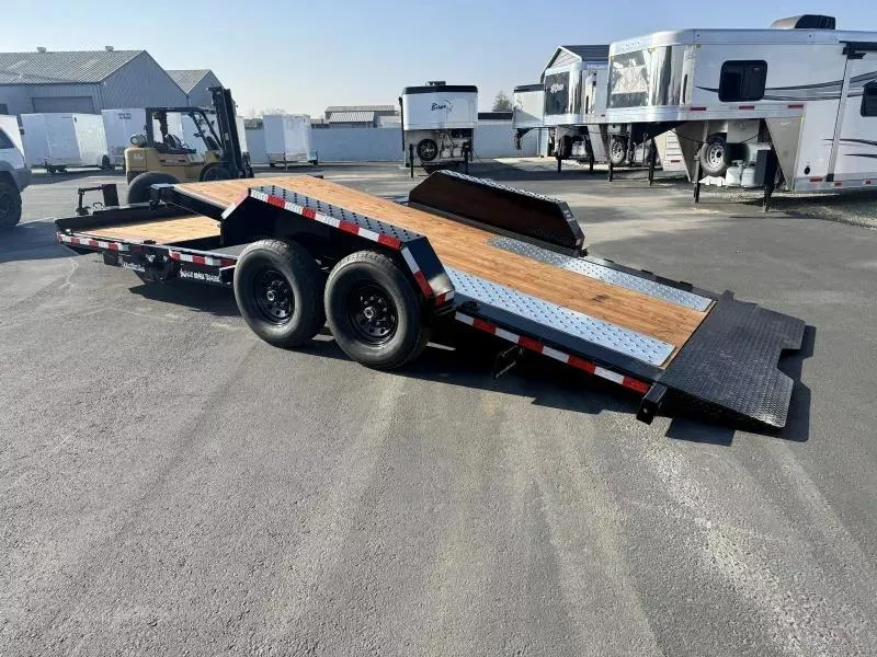 2026 Snake River 21' Low Deck Tilt Equipment Trailer 15.4K