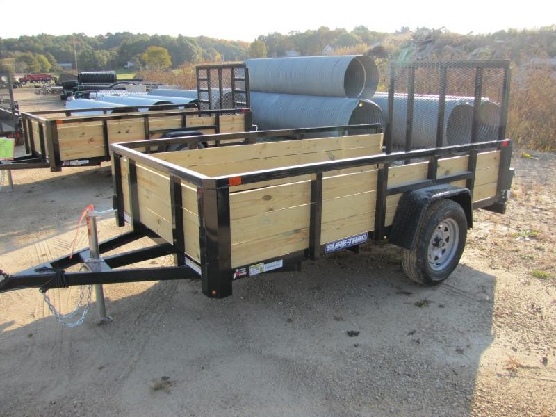 2023 Sure-Trac 5 x 10 Tube Top Three Board Trailer 3K Idler 2023 Sure-Trac 5 x 10 Tube Top Three Board Trailer 3K Idler