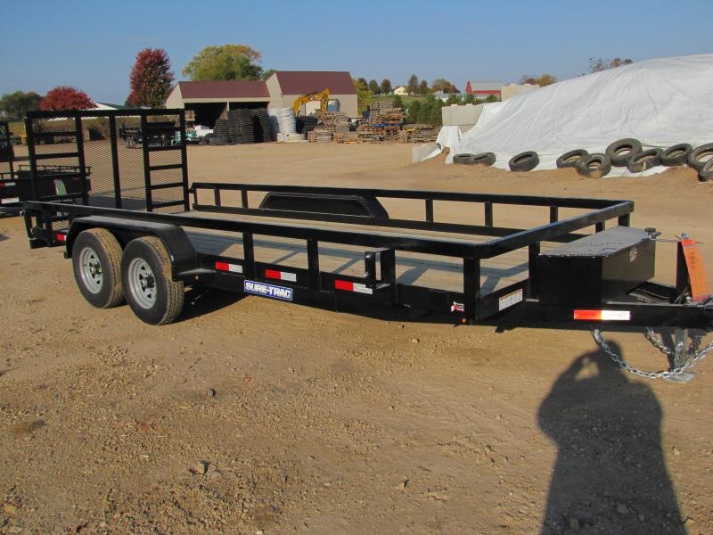 2023 Sure-Trac 7 x 18 Tube Top Utility Trailer 10K Tandem 2023 Sure-Trac 7 x 18 Tube Top Utility Trailer 10K Tandem