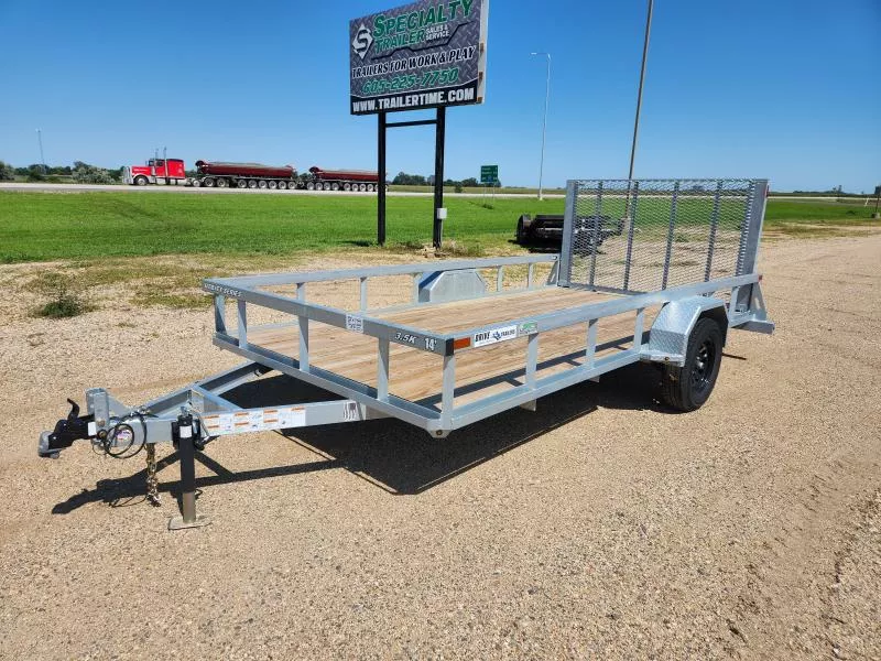 2026 Drive Trailers 82"x14ft Galvanized Utility Trailer