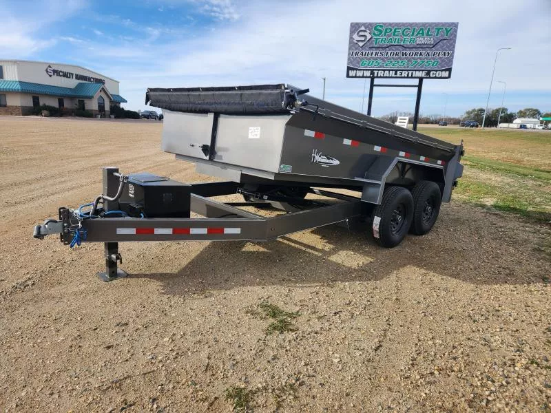 2026 H&W 83"x14ft Dump Equipment Trailer