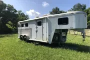 2002 Hart Aluminum Three Horse LQ Slant Stall (Imperial KWG)