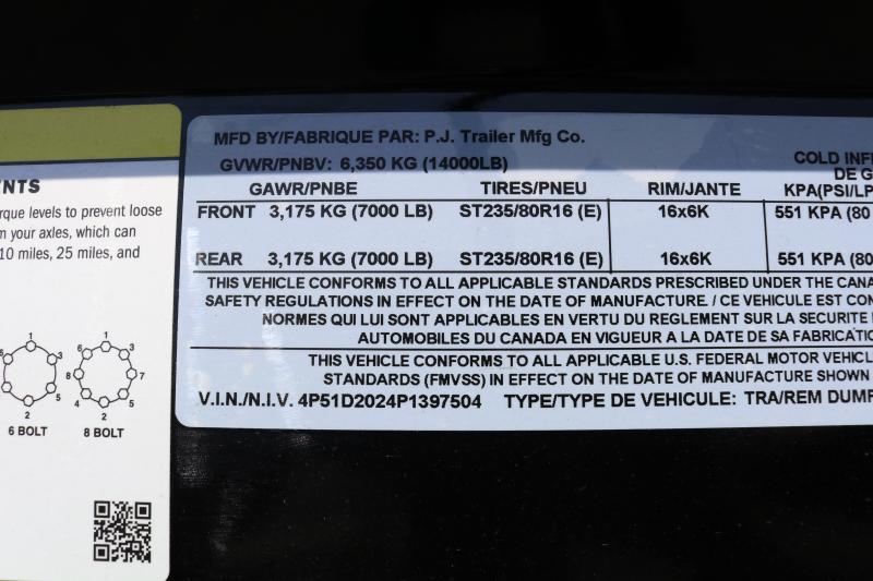 new Dump Trailers PJ Trailers  for sale, in Ontario, CA Thumbnail 9