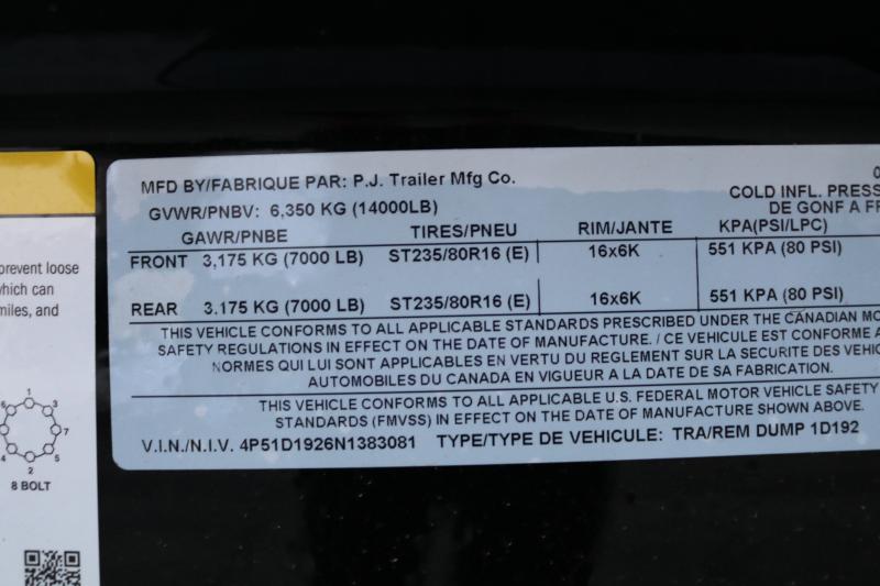 new Dump Trailers PJ Trailers  for sale, in Ontario, CA Thumbnail 11