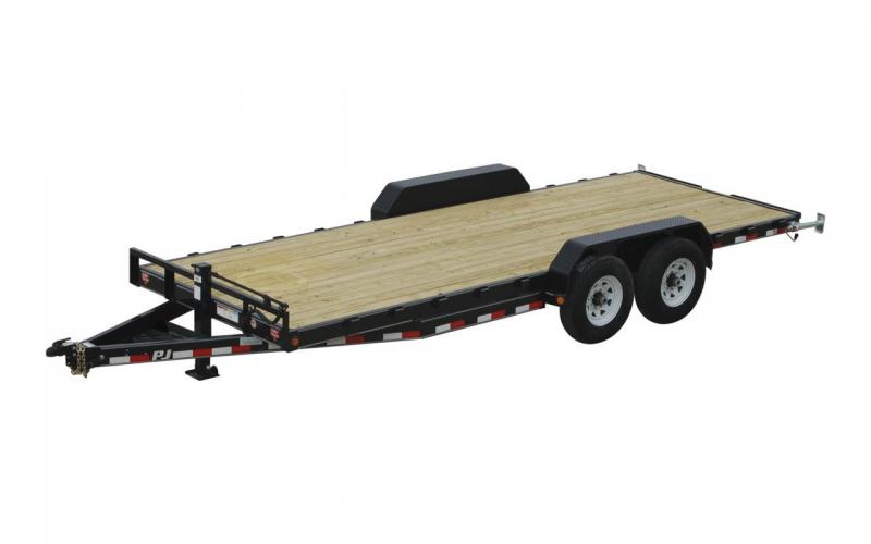 2022 PJ Trailers 20x 83 6 Channel Eqiupment Flatbed Trailer