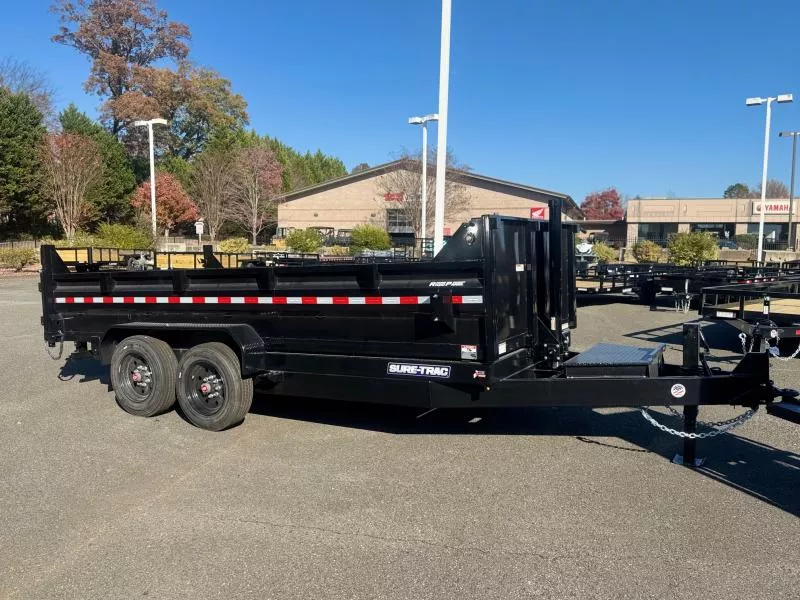 2026 Sure-Trac 7 x 16 HD Low Profile Telescopic Dump 16K