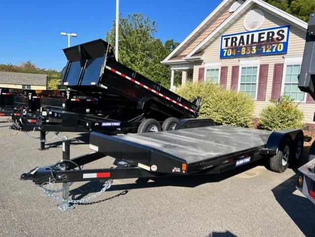 2023 Sure-Trac 7 x 20 (16+4) Steel Deck Car Hauler Trailer  10K