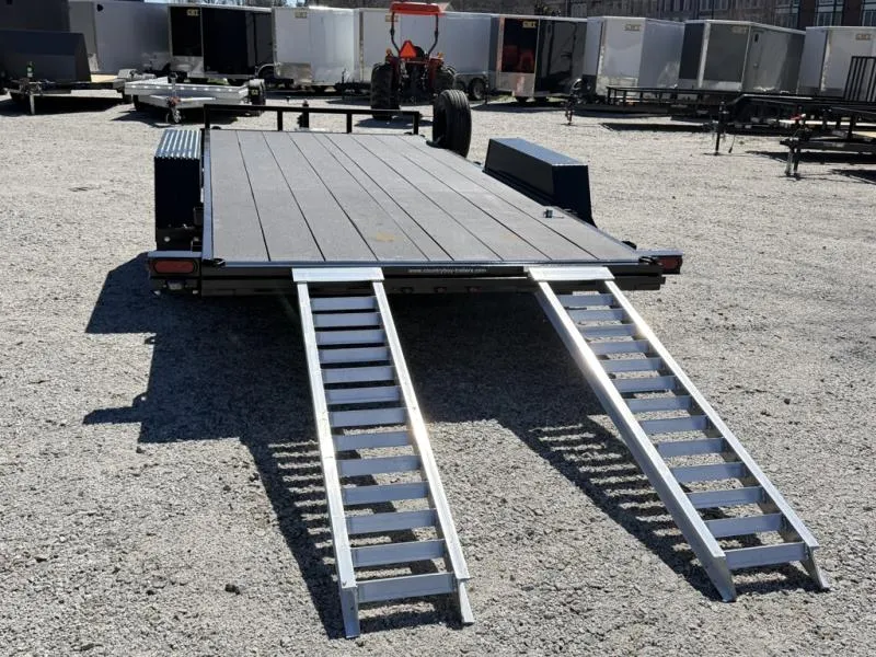 2026 Covered Wagon 7x18 Equipment, Cobra coated decking