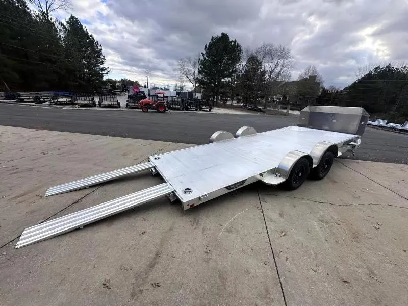 2026 Aluma 82"x18' Car Hauler, Tilt w/Low Profile Ramps