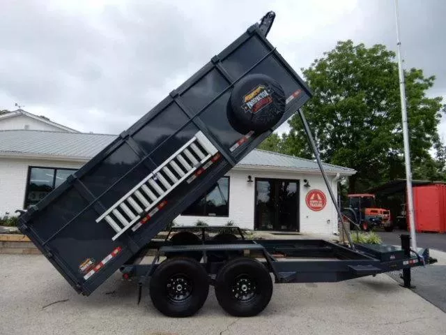 Covered Wagon 7x14' Dump  4' Sides  Ramps 2026