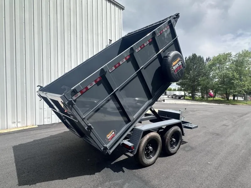 2026 Covered Wagon 6'x10' Dump, 4 ft Sides 10K GVWR