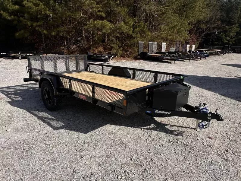 Diamond C 83"x12' Utility  Expanded Metal Sides PSA106V 2026