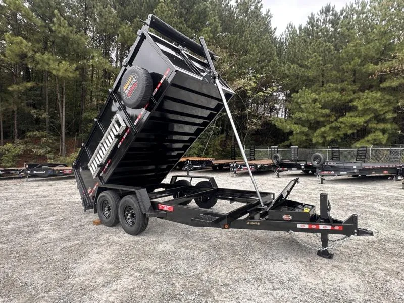 2026 Covered Wagon 7'x14' Dump, 4' Sides w/Ramps