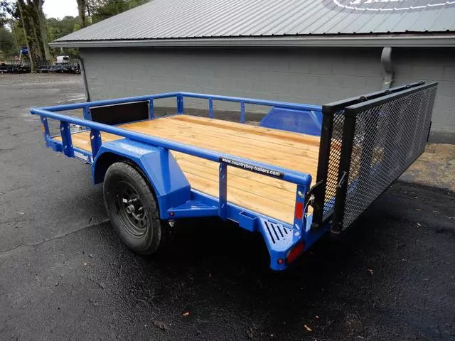 Diamond C 77x10' Utility  13" Sides  Bi-fold Ramp Gate PSA135 2025