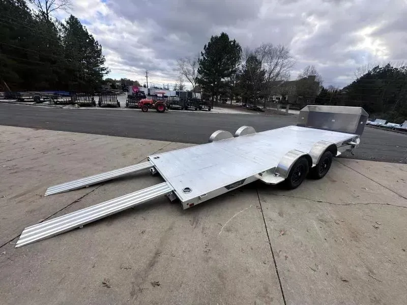 Aluma 82"x18' Car Hauler Tilt w/Low Profile Ramps 2027