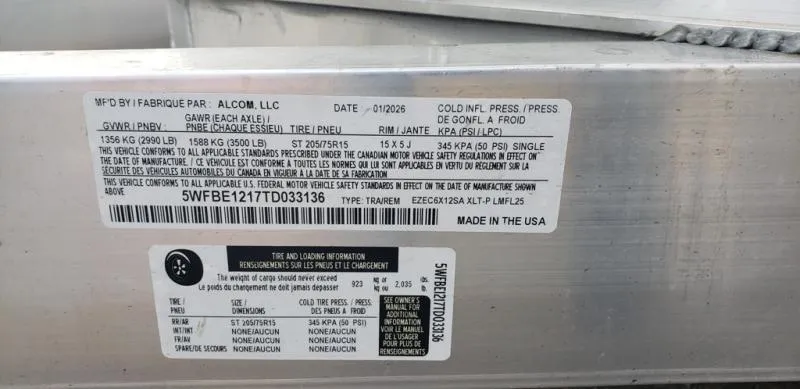 used Other Trailers ALCOM  for sale, in Cumming, GA Thumbnail 20