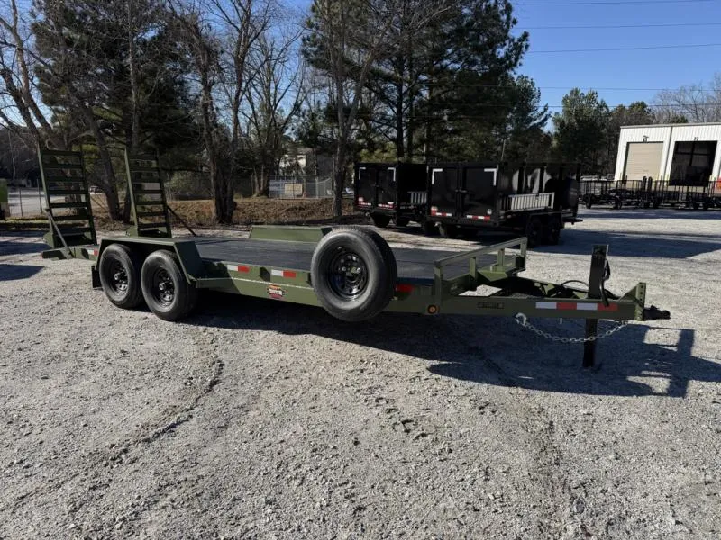 Covered Wagon 20' Equipment Trailer, Cobra Coated Decking