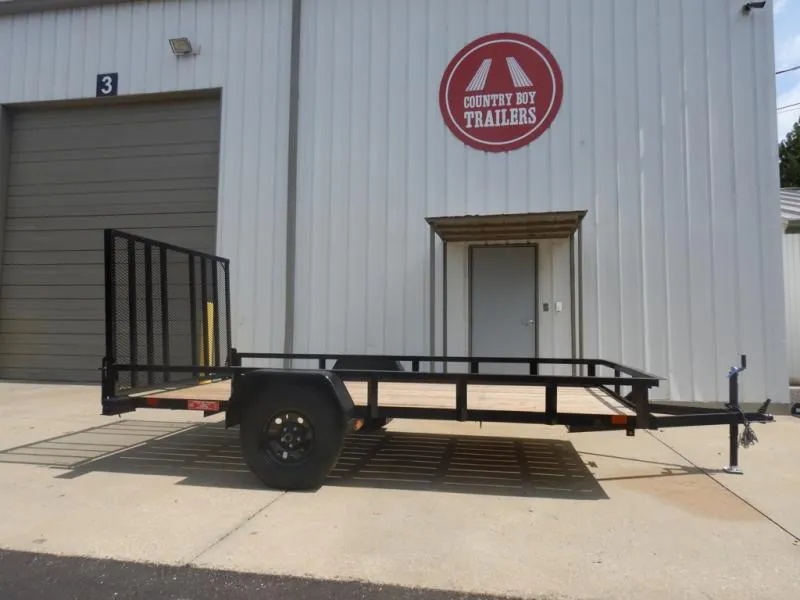 Currahee 6'x12' Landscape Trailer, Removable Ramp Gate
