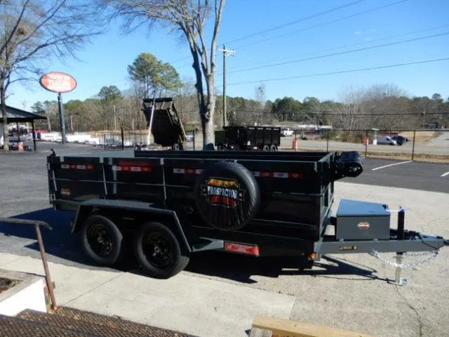 2026 Covered Wagon 6x12 Dump, 48" Walls, Spare Tire