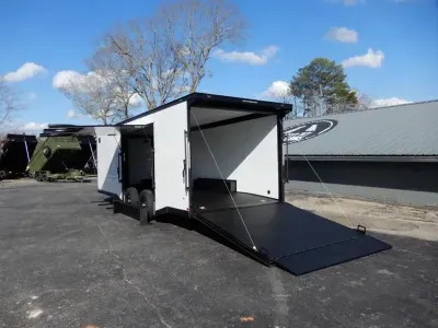 2026 Covered Wagon 8.5x24' Car Hauler, Escape Door, 7' Finished Interior