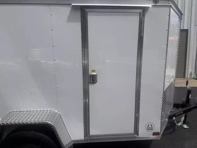 Covered Wagon 5x8' Enclosed  Ramp Door & Side Door 2026