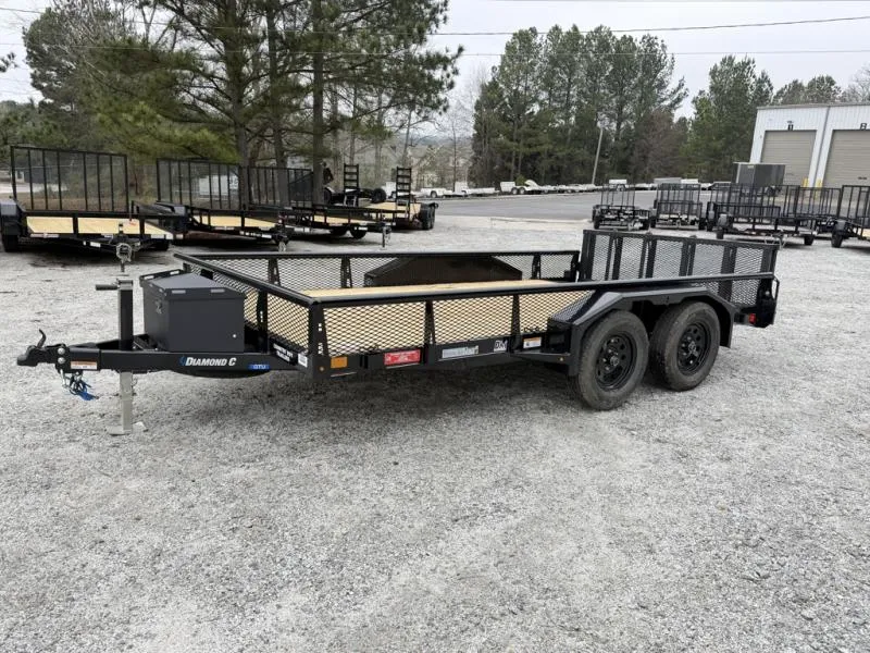 2026 Diamond C 14'x83" Tandem Utility, Bi-Fold Gate