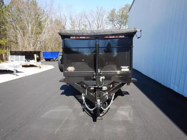 Covered Wagon 7x16' Dump  4' Sides & Ramps (2025)