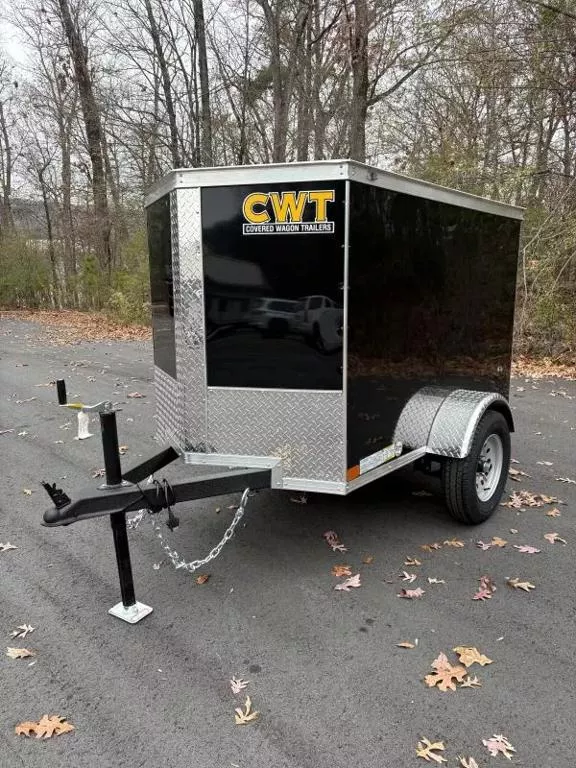 Covered Wagon 4x6' Enclosed  Single Rear Door 2026