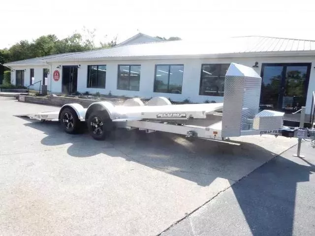 Aluma 82x18' Car Hauler Low Profile Tilt 50" Ramps 8218-LP 2026