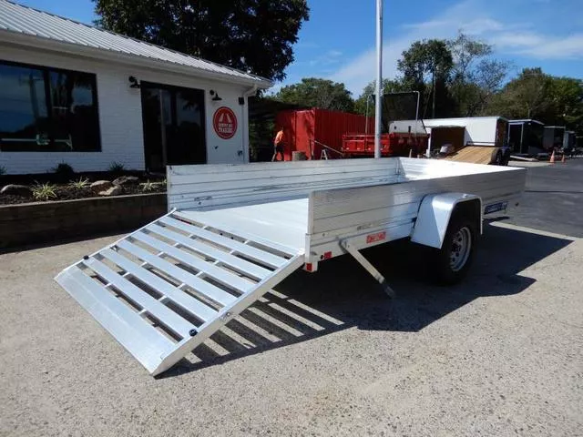 Aluma 68''x12' Utility  12" Solid Sides  Gate Ramp 6812H-ESA-S 2026