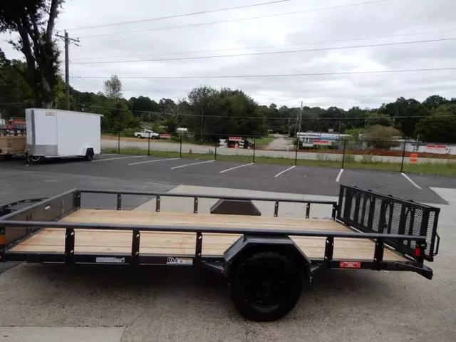 Diamond C 83x14' Utility  Mud Shield  LED work light  ratchet straps PSA106 2025