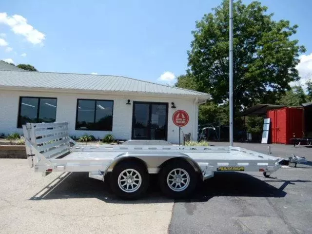 Aluma 78"x16' Utility  7" Sides  Bi-fold Ramp Gate 2026