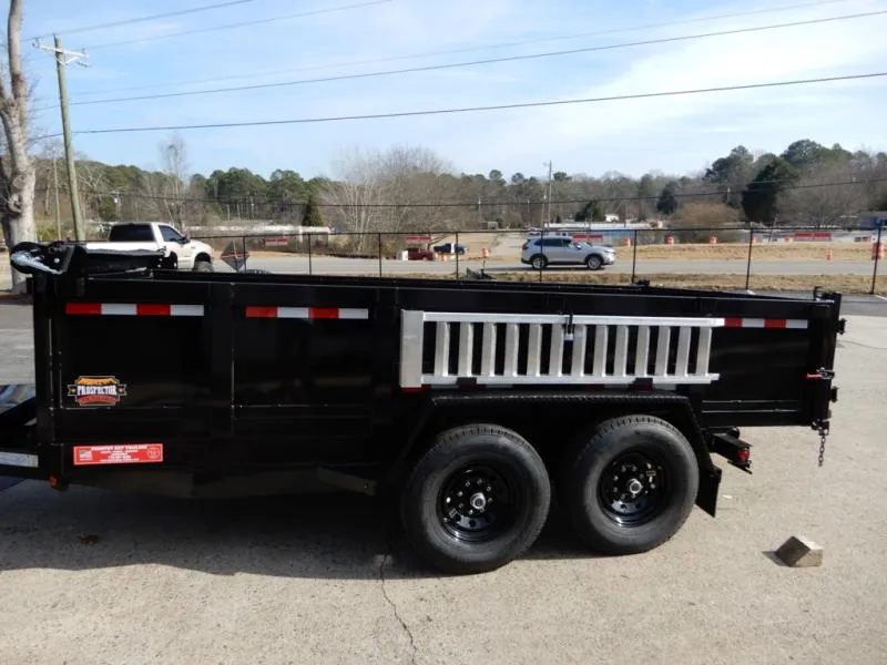 2026 Covered Wagon 7x14 Dump, 2' Sides, Ramps, Spare, Tarp