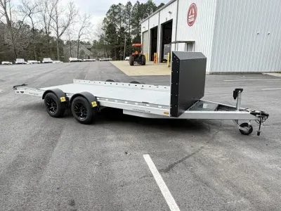 2026 Futura 81"x16.5' Lowering Car Hauler, Electric Jack, Winch, Rock Guard, Spare, Super Sport LT50