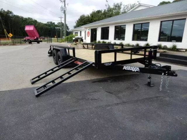 Anderson 7x18' Utility  Side Ramps & Rear Ramp Gate 2025