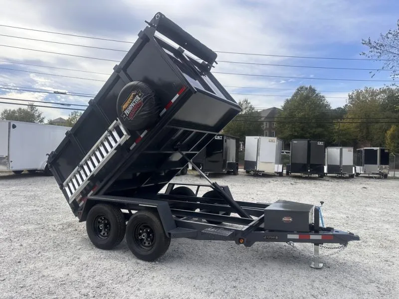 Covered Wagon 6'x10' Dump, 4ft Sides w/ Ramps