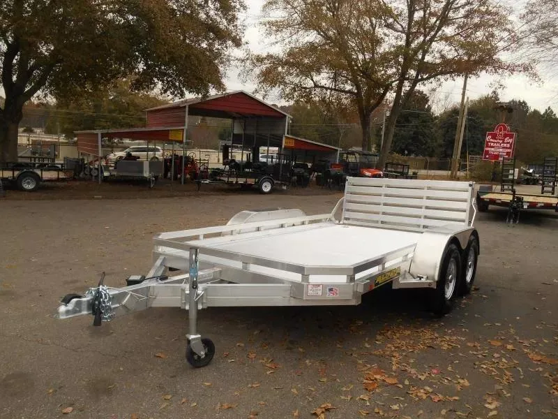 2026 Aluma 78"x12' Utility, 8.5" Rails 7812TA-BT