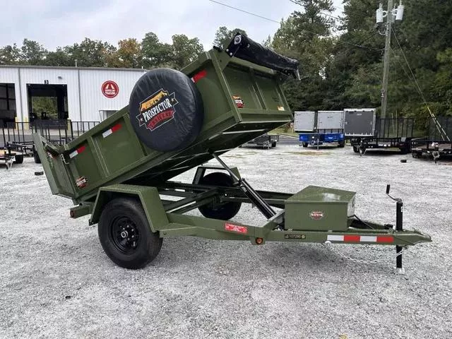 Covered Wagon 5x8 Dump  2' Sides  6k Axle 2025