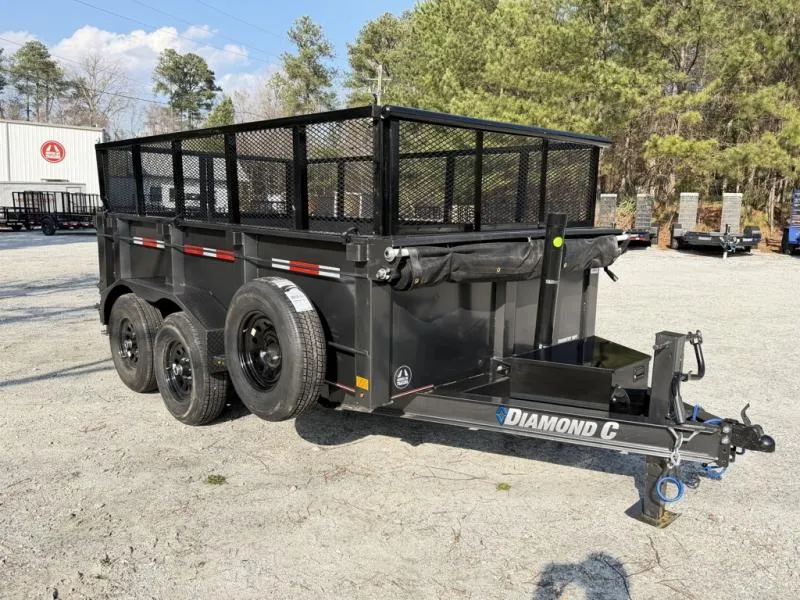 2026 Diamond C 77x12' Dump, 32" Sides + 24" Extensions, 9890 GVWR, MDT206